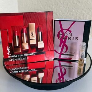 Yves Saint Laurent Rouge Pur Couture Lipstick & Mon Paris Sample Set